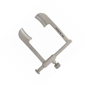 Spéculum ophtalmique chirurgical en acier inoxydable de haute qualité, à vis de blocage, manuel, grande taille, lame de 15 mm, 4,5 cm de longueur totale - Product Image 5