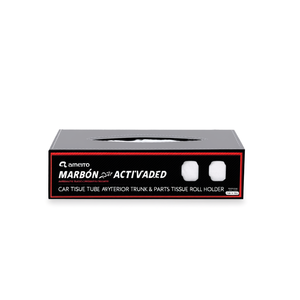 ที่ใส่กระดาษทิชชู่ในรถยนต์สีดำ/เขียว ยี่ห้อ Amato Automotive สำหรับใส่ในท้ายรถและช่องเก็บของ - Product Image 2