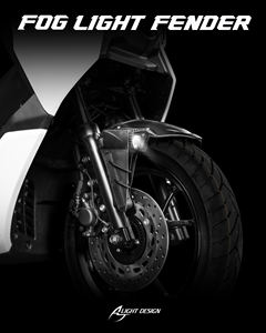 Luz Delantera LED para Motocicleta, Fabricada en Taiwán, de Alto Rendimiento, Diseño AJLIGHT, 15W/28W, Lente Proyector Bifocal de Luz Alta/Baja - Product Image 6