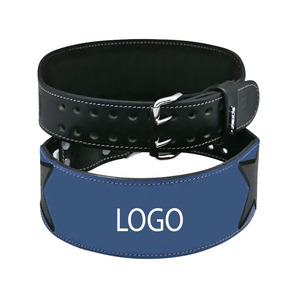 Top Selling High Quality Cow Hide Leather <b>Weight</b> Lifting Belts Fitness Safety Accessories for <b>Training</b> & Cycling Custom Logo Use - Product Image 2