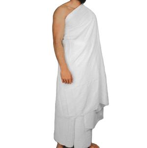 Toallas de Algodón Transpirables Personalizadas de Color Blanco para Hajj y Umrah, Ihram Islámico Musulmán, Ahram, Toallas Turcas para Namaz, Ihrams para Hombres, Arabia Saudita - Product Image 1