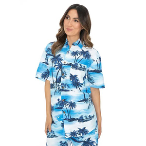 Camisas Hawaianas con Logotipo Personalizado, Camisas Tropicales de Verano con Estampado por Sublimación, Nuevas Camisas Casuales de Manga Corta con Estampado Floral Unisex 2026 - Product Image 2