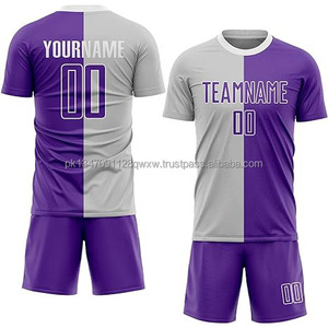Impression personnalisée de t-shirts de football pour hommes, votre propre logo, impression numérique, dernier design, maillot de football, couleur dégradée, 100% vêtements de football - Product Image 3