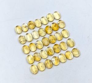Cabalones de Citrino de Calidad AAA, Gema Ovalada Amarilla Natural de 8x6 mm, Suministros para la Fabricación de Joyería de Piedra Natural a Precio de Mayoreo - Product Image 3