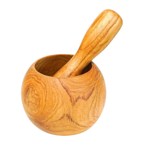 Customized Mortar Pestle Mango Wood Mortar and Pestle for Kitchen Spice <b>Grinder</b> Manufactured in India - Product Image 1