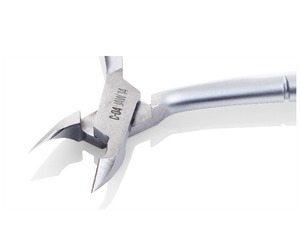 NGHIA Pince à cuticules en acier inoxydable de haute qualité pour ongles, ensemble de manucure C-04 professionnel, finition grise pour nail art. - Product Image 4