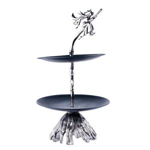 Support à gâteau rond en métal de qualité supérieure, fait à la main, résistant au four, tendance, texture dorée, outil tendance mondial - Product Image 1