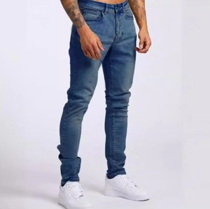 Jean pour homme le plus demandé, prix raisonnable, faible MOQ, coupe droite, denim élégant, style streetwear, coupe ajustée, délavé - Product Image 4