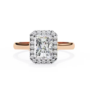 Impresionante Anillo de Oro con Diamante Sintético de 1.00 Quilates, Diseño de Corona, Unisex, Joyería para Propuesta de Matrimonio - Product Image 5