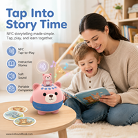 Boîte à histoires magnétique pour enfants, jouet interactif sans écran avec audio Bluetooth