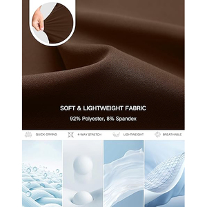 Shorts de sport tactiques pour hommes, style cargo, multi-poches, course à pied, entraînement, randonnée, fitness, sports de plein air, mélange de coton et de nylon - Product Image 2