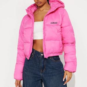 Chaqueta Acolchada Personalizada de Alta Calidad para Mujer, 100% Poliéster, Chaqueta Térmica Aislante de Talla Grande, Ropa de Abrigo de Invierno, Transpirable - Product Image 6