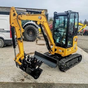 Mini-excavatrice sur chenilles Cat fiable, en excellent état d'origine, moteur, boîte de vitesses, pompe à engrenages, fonctionnement fluide, puissance élevée - Product Image 3