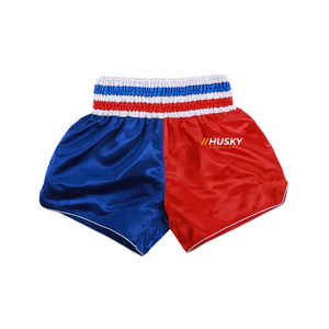 Shorts en satin bleu marine uni pour homme, taille mi-haute élastique, séchage rapide, décontracté, 100 % polyester, tissu tricoté - Product Image 2