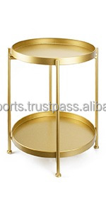 Mesa auxiliar de metal moderna de gama alta, muebles para el hogar para sala de estar, café o mesita de noche para decoración de mesita de noche o dormitorio - Product Image 5