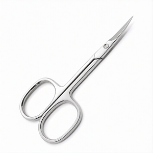 Ciseaux à cuticules à pointe fine, 3,5 pouces, ciseaux à ongles en acier inoxydable courbés, outil professionnel de manucure et de pédicure - Product Image 1