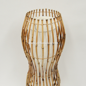 Ensemble de lampes de sol en bambou naturel, fabrication artisanale, éclairage décoratif écologique pour salon, chambre à coucher, hôtel, décoration intérieure - Product Image 5