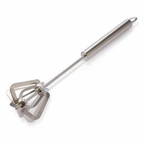 Stainless Steel Semi <b>Automatic</b> Hand Push Mixer <b>Stirrer</b> Whisk Blender for Egg Beater Cream Whipper Kitchen Utensil for Blending - Product Image 2