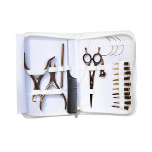 Professional Waterproof Hair Extension Tools Kit Stainless Steel Beads Remover <b>Crimp</b> Pliers Hair Cutting Styling <b>Set</b> Durable - Product Image 2