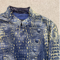Veste en cuir respirante pour homme, nouvelle collection, en cuir de vachette, vente en gros