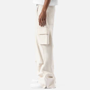 Men Mid Waist Zipper Fly <b>Cargo</b> Overalls Plus Size Loose Fit Baggy Multi Pocket <b>Work</b> Pants Wear Resistant Outdoor Sports Trousers - Product Image 5