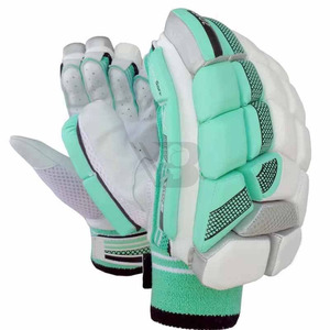 Guantes de Bateo de Críquet de Cuero Personalizados, Cierre de Hebilla Ambidiestro, Profesionales, de Alta Calidad, Pakistán - Product Image 1