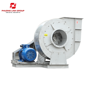 Ventilateur centrifuge industriel Phuong Linh Group, pales en acier, moteur AC 380V, montage sur conduit, couleur blanche, CPL-8 - Product Image 1