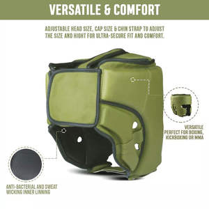Nouveau protège-tête de boxe en gros avec logo personnalisé, protège-tête de kick-boxing pour jeunes, nouveau protège-tête de boxe professionnel, fournisseur en gros, vente en vrac - Product Image 3