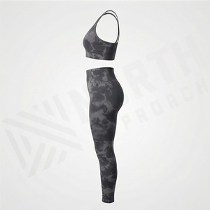 Ensemble de yoga pour femmes, imprimé sublimation, sexy, séchage rapide, vêtements de fitness, tenue de sport, équipement d'entraînement - Product Image 3