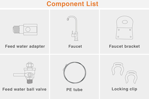 Filtre à eau manuel en plastique de qualité pour plan de travail avec protection à 4 étapes - Product Image 5