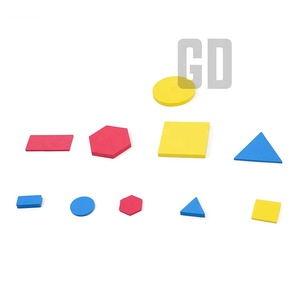 EVA — ensemble de blocs à assembler, disponible dans trois couleurs, 5 grandes formes/5 petites formes, tige jouet - Product Image 4