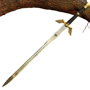 Épée décorative artisanale sur mesure, style médiéval fantastique, réplique avec lame en acier gravée en détail et poignée ornementale de qualité supérieure - Product Image 1