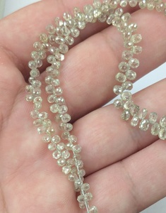 Cuentas de Diamante Amarillo Blanco Transparente AAA+ de 2.5-3mm, Facetadas en Forma de Lágrima, Piedras Preciosas Naturales Sueltas, Suministro de 0.18ct, Sudáfrica - Product Image 5