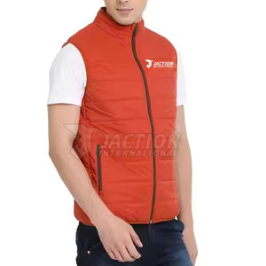 Nouveau design, col rabattu, veste d'hiver matelassée pour homme, sans manches, légère, veste d'hiver matelassée pour homme - Product Image 3