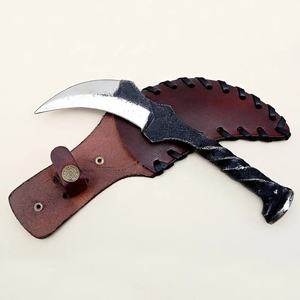 Cuchillo de Cocina Jexmoo Hecho a Mano, Estilo Medieval, Forjado en Acero al Carbono, Hoja Multifuncional, Regalo para Chef - Product Image 3