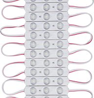 Modules LED CZINELIGHT 3 LED à injection étanche SMD 2835 12V pour enseignes et publicité extérieures