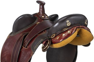 Silla de montar western 100% cuero |   Silla de Montar Personalizada de Uttar Pradesh |   Todos los tamaños disponibles - Product Image 2