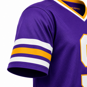 Camiseta de fútbol americano premium para hombre, transpirable, de secado rápido, talla grande, ropa deportiva, camiseta de jugador con sublimación personalizada bordada - Product Image 2