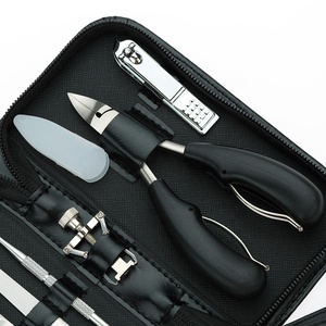 Customizable Luxurious Stainless Steel Electric Portable Professional Beauty Care <b>Manicure</b> Pedicure Care <b>Kit</b> 5-in-1 Single Case - Product Image 4