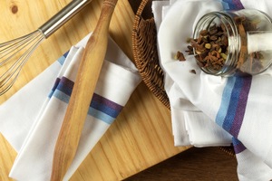 100% Cotton Eco-Friendly Woven Striped Quick-Dry Custom <b>Label</b> Machine Washable Square & Rectangle <b>Kitchen</b> Towels - Product Image 6