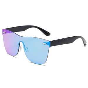 Lunettes de soleil de sport sans monture pour activités de plein air, VTT, cyclisme, protection UV400, légères (27g) pour hommes, modèle RTS Fashionable. - Product Image 4