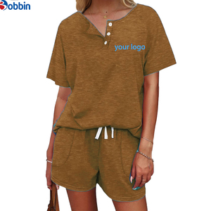 Conjuntos Deportivos Cortos de Verano Estilo Hip Hop, Súper Suaves para Mujer, Conjunto de 2 Piezas, 100% Algodón, Transpirables, de Secado Rápido, Ecológicos, de Manga Corta - Product Image 6