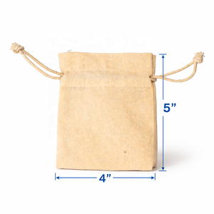 Bolsa Ecológica Biodegradable y Reciclable de Algodón con Cordón para Compras, Regalos, Joyería, Dulces, Granos de Café, Almacenamiento Reutilizable - Product Image 2