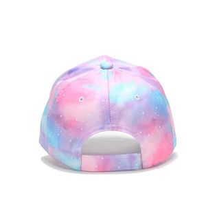 Gorra de Béisbol Personalizada al por Mayor con Tinte Pastel, Visera Degradada Arcoíris, Ajustable, de 6 Paneles, para Deportes al Aire Libre - Product Image 2