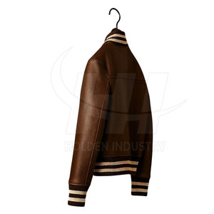 Chaqueta de Béisbol de Cuero de Calidad Confiable, Chaqueta de Béisbol de Cuero de Primera Comodidad, Chaqueta de Béisbol de Cuero de Estilo Atemporal - Product Image 2
