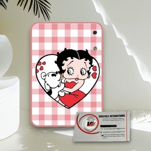 Plaque magnétique en acrylique pour extensions de cils, motif cœur Betty Boop, diamant solide, carré, fleur, marque privée, outils pour pose de cils - Product Image 5
