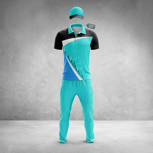 Unisex <b>Cricket</b> Jersey Set Printed Sublimated <b>White</b> Black Red Striped Breathable Polyester Full Sleeve Elastic Waist Pants Bulk - Product Image 6