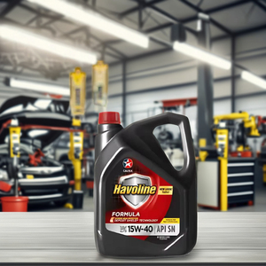 Caltex havoline Formula น้ำมันเครื่องแร่-SAE 15W-40/5W30, SN API, 14kg/4L, ประสิทธิภาพสูงสำหรับรถยนต์ - Product Image 1