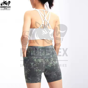 Nuevos shorts de yoga sin costuras para mujer, leggings de cintura alta, pantalones cortos de compresión para entrenamiento. - Product Image 4