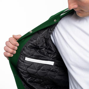 Best Quality Luxury XL Wool <b>Varsity</b> <b>Jackets</b> for Men Unique <b>Vintage</b> Design Stand Finished Winter Hooded Canvas Fabric Pattern ODM - Product Image 3